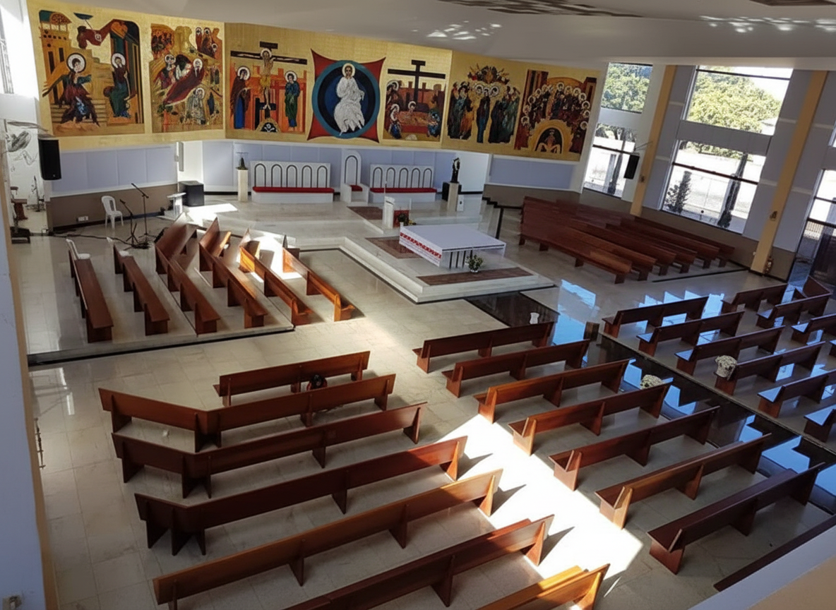 Church Interior Left Day