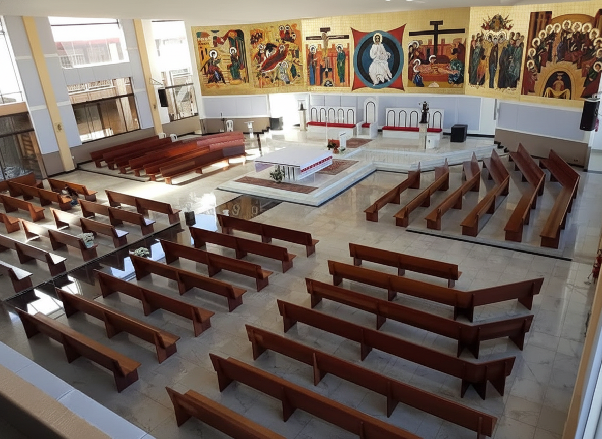 Church Interior Right Day